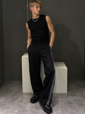 Rhinestone Wide-Leg Pants