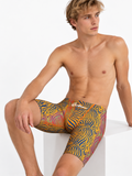 Colorful Animal Print Long Boxer Briefs