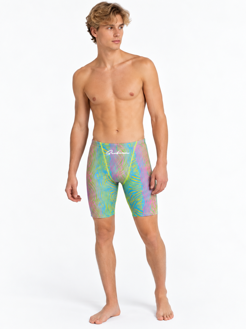 Colorful Animal Print Long Boxer Briefs