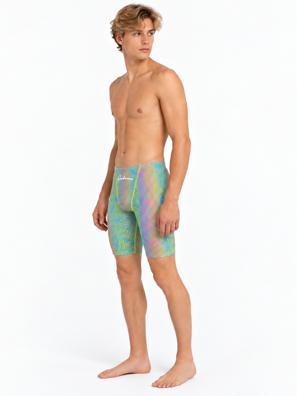 Colorful Animal Print Long Boxer Briefs