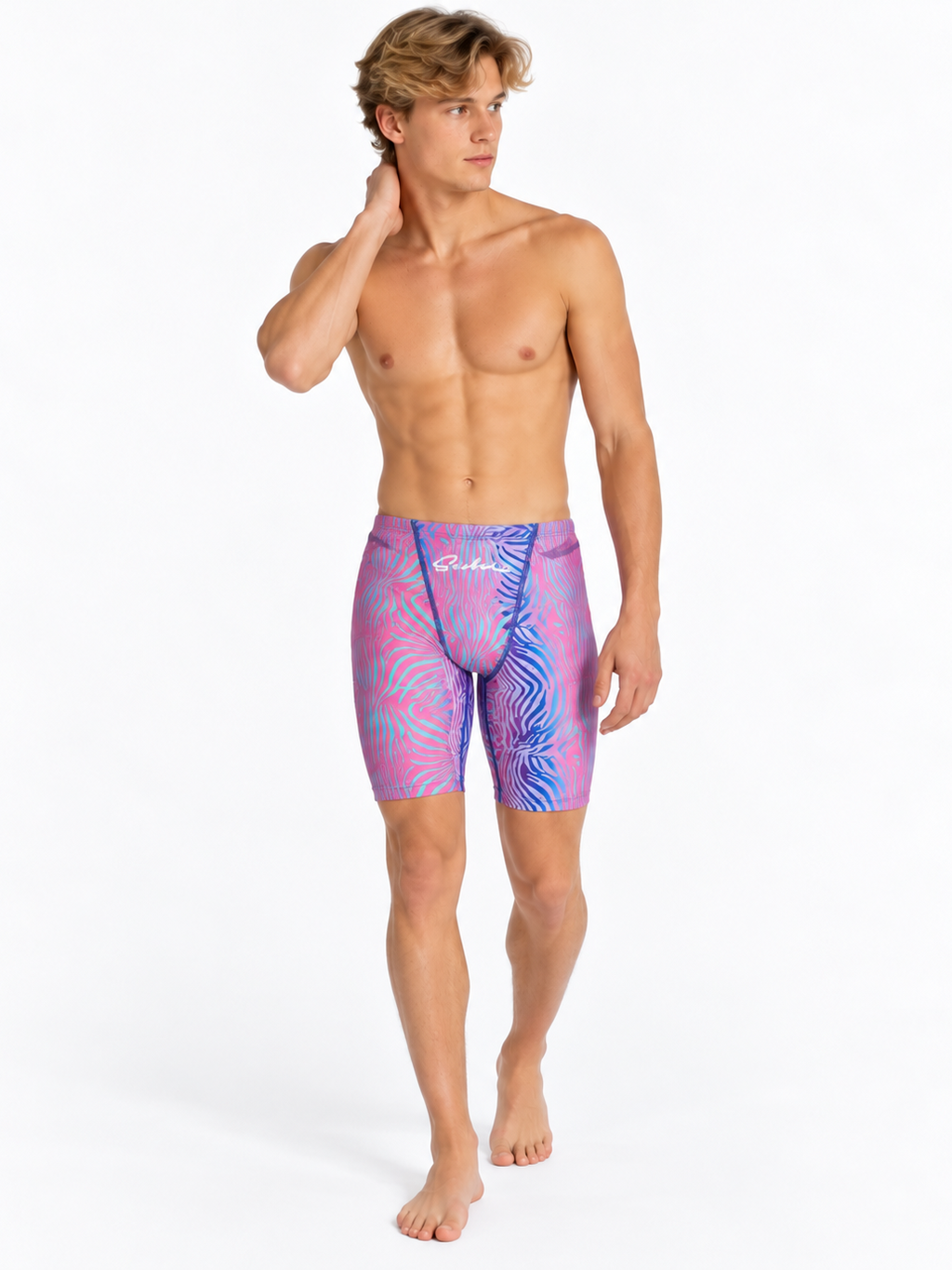 Colorful Animal Print Long Boxer Briefs