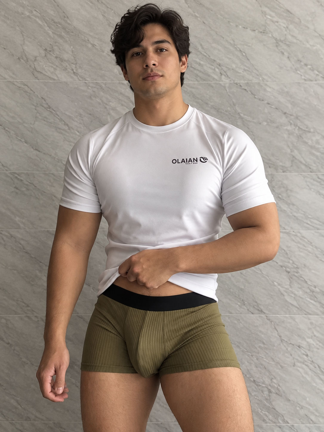 Ribbed Modal Viscose Boxer Briefs