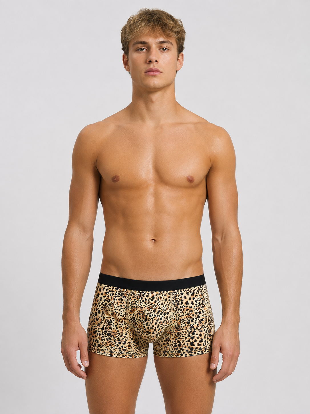Leopard Print Boxer Briefs