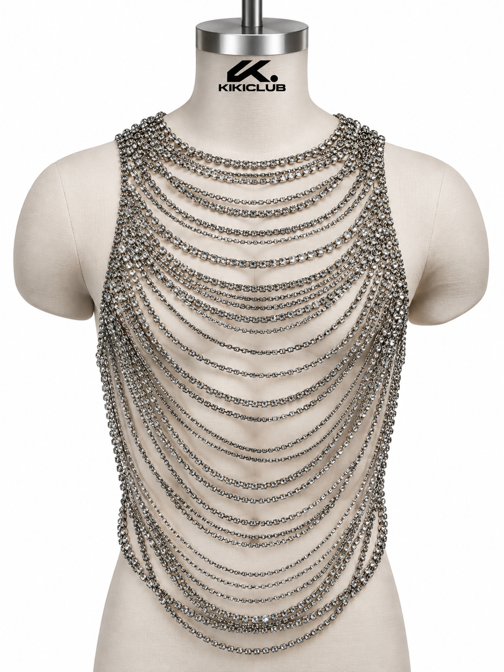 Draped Chain Top