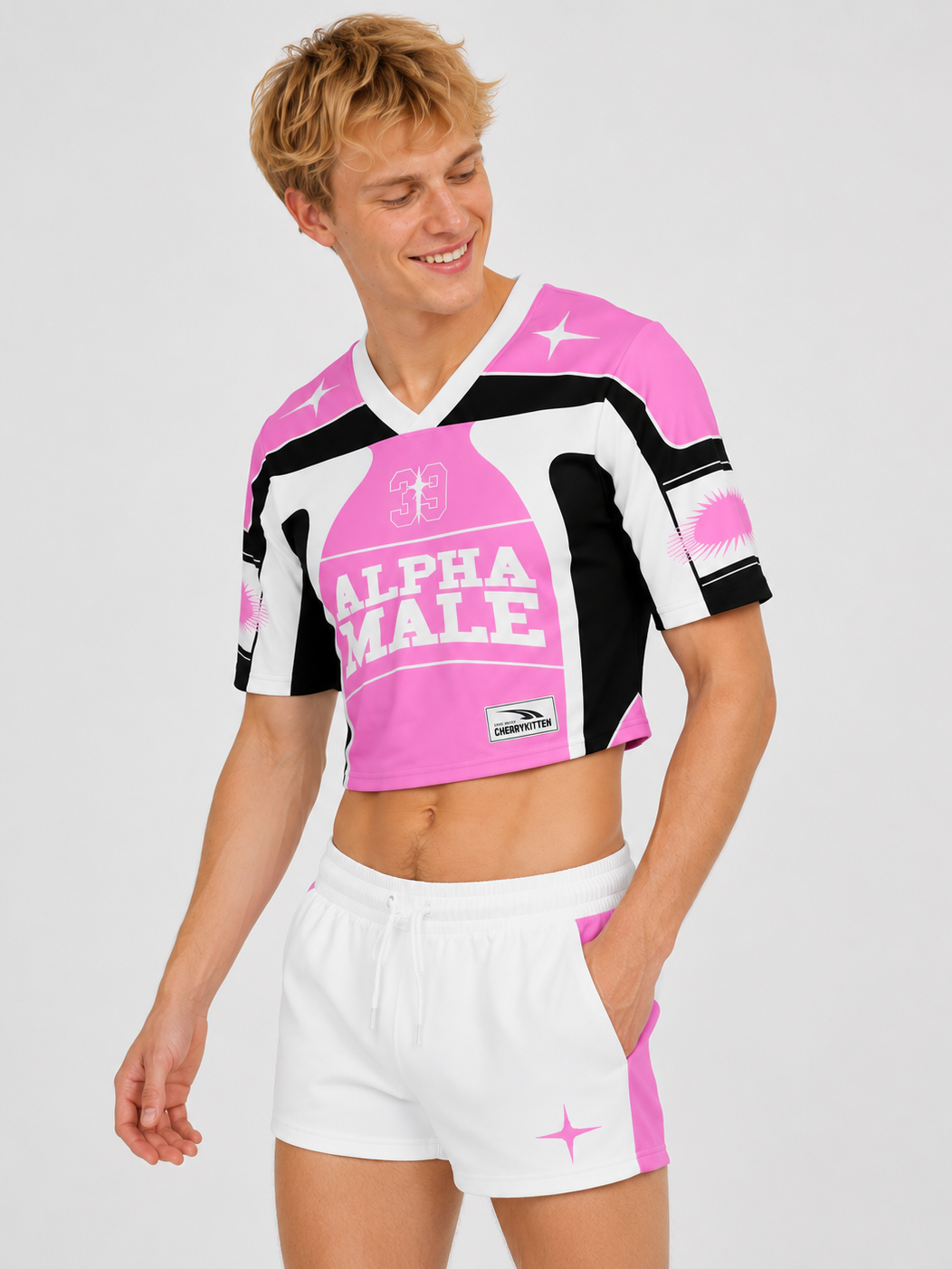 Graphic Jersey Crop Top