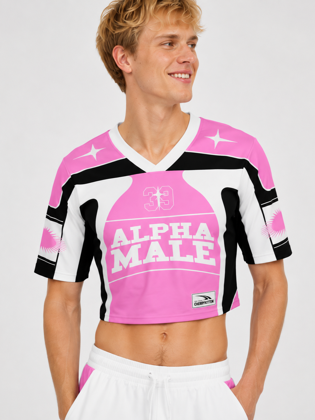 Graphic Jersey Crop Top